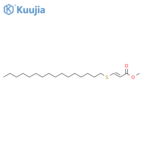 2-Propenoic acid, 3-(hexadecylthio)-, methyl ester, (E)- structure