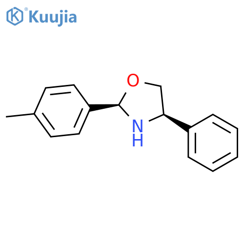 OXAZOLIDINE, 2-(4-METHYLPHENYL)-4-PHENYL-, (2R-CIS)- structure