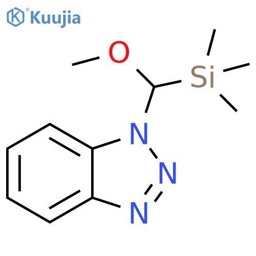 1H-Benzotriazole, 1-[methoxy(trimethylsilyl)methyl]- structure
