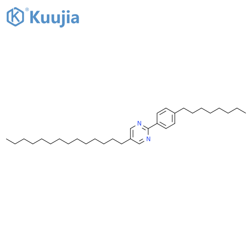 Pyrimidine, 2-(4-octylphenyl)-5-tetradecyl- structure