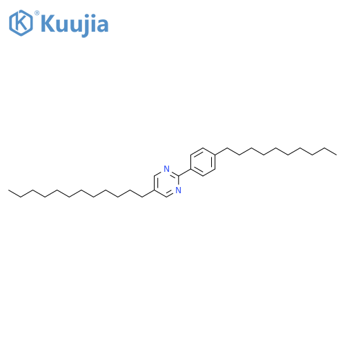 Pyrimidine, 2-(4-decylphenyl)-5-dodecyl- structure