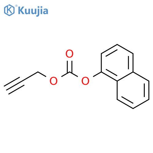 Carbonic acid, 1-naphthalenyl 2-propyn-1-yl ester structure
