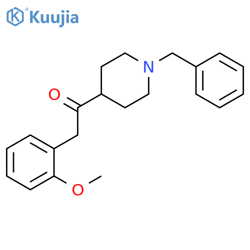Ethanone, 2-(2-methoxyphenyl)-1-[1-(phenylmethyl)-4-piperidinyl]- structure