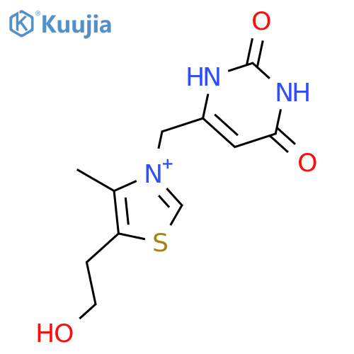Thiazolium, 5-(2-hydroxyethyl)-4-methyl-3-[(1,2,3,6-tetrahydro-2,6-dioxo-4-pyrimidinyl)methyl]- structure