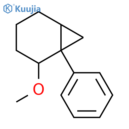 Bicyclo[4.1.0]heptane, 2-methoxy-1-phenyl- structure