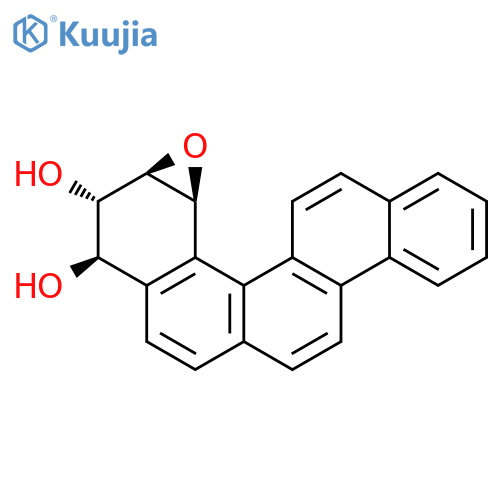 Naphtho[2',1':5,6]phenanthro[3,4-b]oxirene-9,10-diol,9,10,10a,11a-tetrahydro-, (9R,10S,10aR,11aS)-rel- (9CI) structure