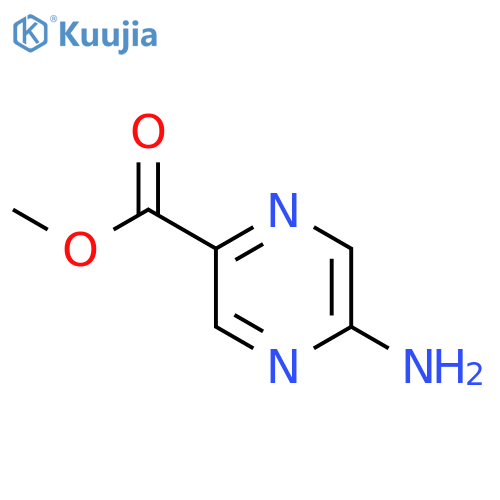 Methyl 5-aminopyrazine-2-carboxylate structure
