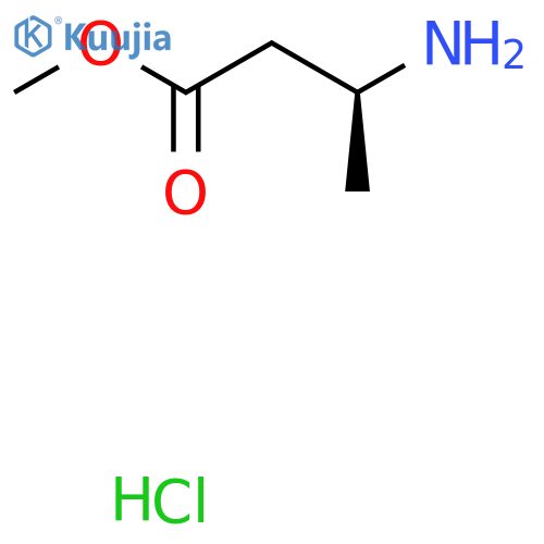 (S)-3-Amino-butyric acid methyl ester hydrochloride structure