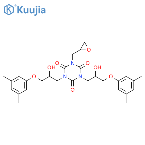 1,3-Bis-3-(3,5-Dimethylphenoxy)-2-hydroxypropyl-5-glycidyl Isocyanurate structure