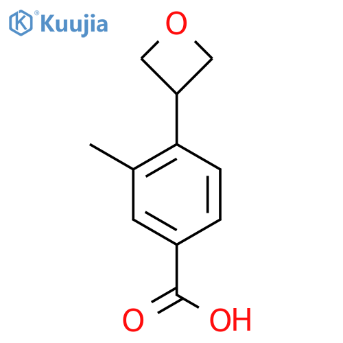 3-Methyl-4-(oxetan-3-YL)benzoic acid structure
