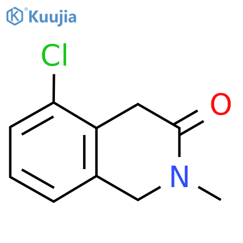 5-Chloro-2-methyl-1,2,3,4-tetrahydroisoquinolin-3-one structure