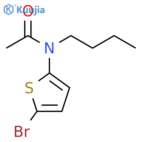 N-(5-bromothiophen-2-yl)-N-butylacetamide structure