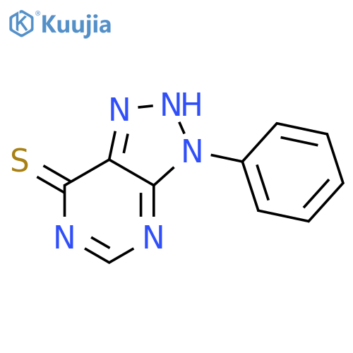 3-Phenyl-3H-[1,2,3]triazolo[4,5-d]pyrimidine-7-thiol structure