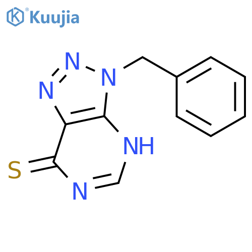 3-Benzyl-3H-[1,2,3]triazolo[4,5-d]pyrimidine-7-thiol structure