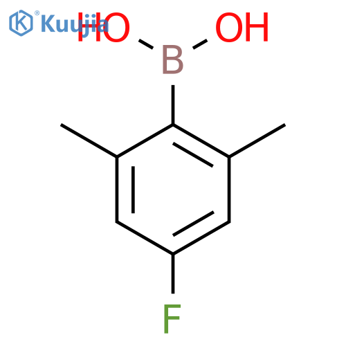 2,6-Dimethyl-4-fluorophenylboronic Acid structure