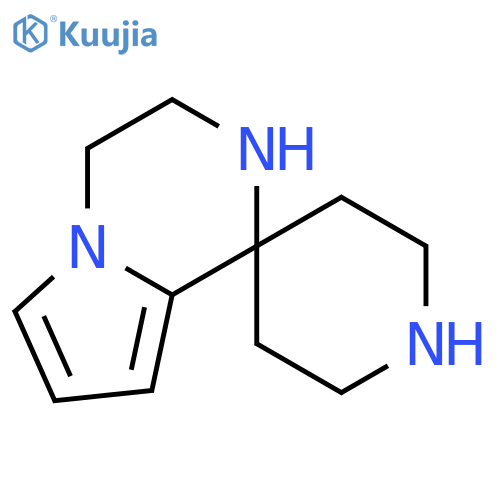 3',4'-dihydro-2'H-spiropiperidine-4,1'-pyrrolo1,2-apyrazine structure