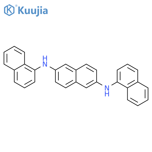 2,6-Naphthalenediamine, N,N'-di-1-naphthalenyl- structure