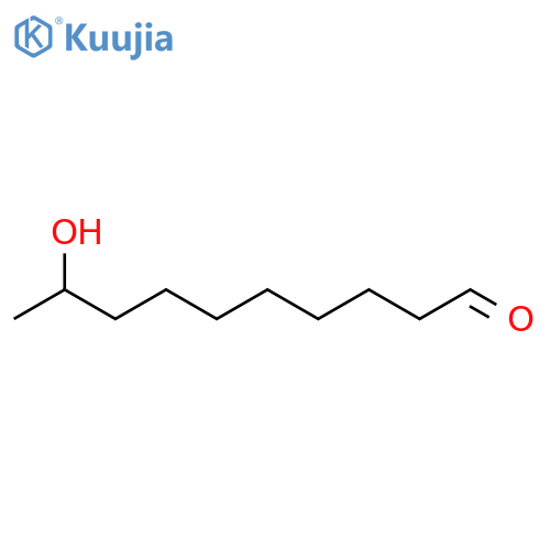Decanal, 9-hydroxy- structure
