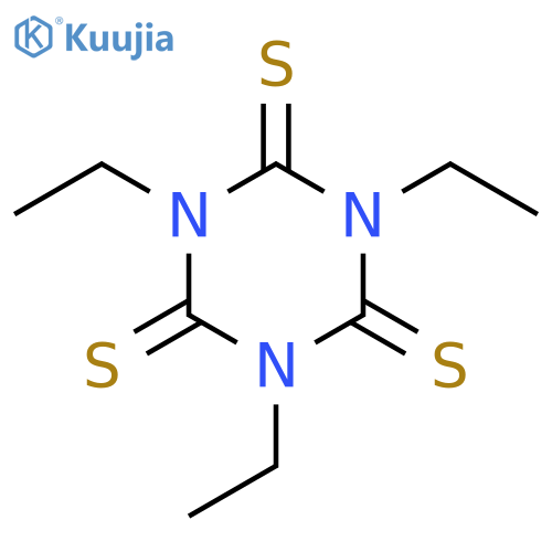 1,3,5-Triazine-2,4,6(1H,3H,5H)-trithione, 1,3,5-triethyl- structure