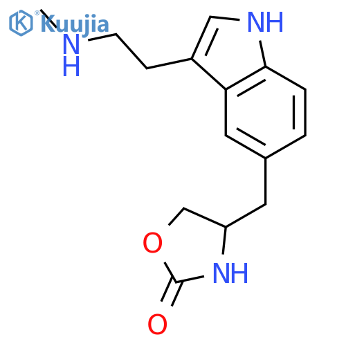 N-Desmethyl zolmitriptan structure