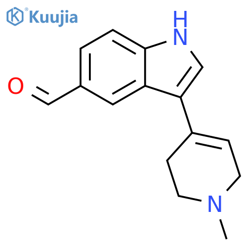 1H-Indole-5-carboxaldehyde,3-(1,2,3,6-tetrahydro-1-methyl-4-pyridinyl)- structure