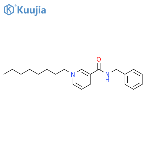3-Pyridinecarboxamide, 1,4-dihydro-1-octyl-N-(phenylmethyl)- structure