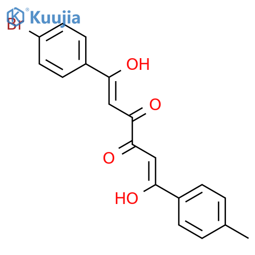 2,4-Hexadiene-1,6-dione,1-(4-bromophenyl)-3,4-dihydroxy-6-(4-methylphenyl)-, (Z,Z)- (9CI) structure