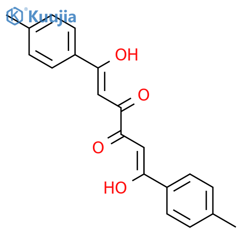 2,4-Hexadiene-1,6-dione,3,4-dihydroxy-1,6-bis(4-methylphenyl)-, (2Z,4Z)- structure