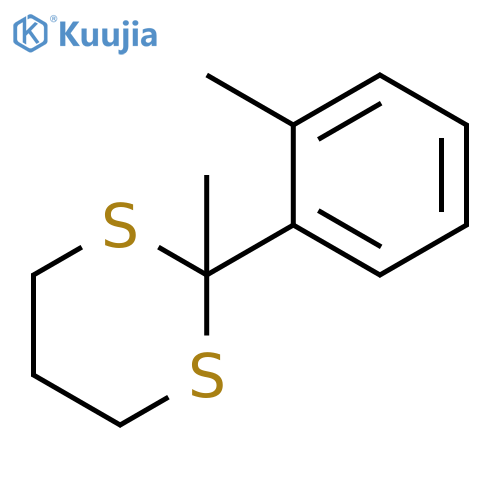 1,3-Dithiane, 2-methyl-2-(2-methylphenyl)- structure
