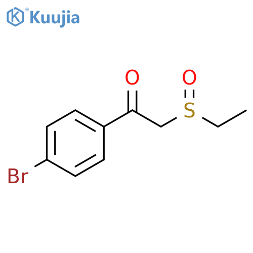 Ethanone, 1-(4-bromophenyl)-2-(ethylsulfinyl)- structure