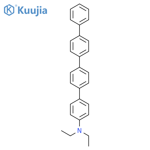 [1,1':4',1'':4'',1'''-Quaterphenyl]-4-amine, N,N-diethyl- structure