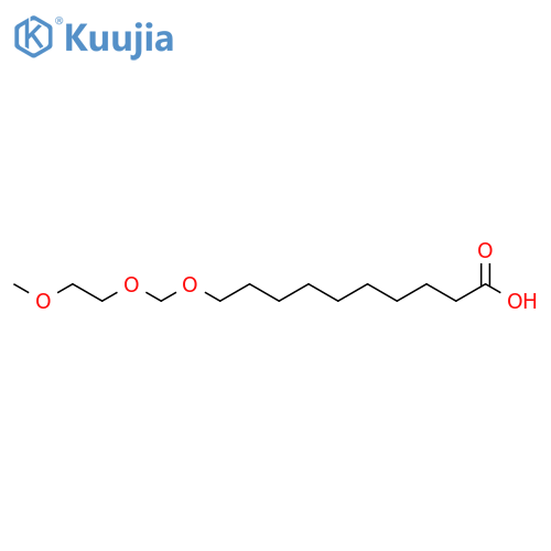 Decanoic acid, 10-[(2-methoxyethoxy)methoxy]- structure
