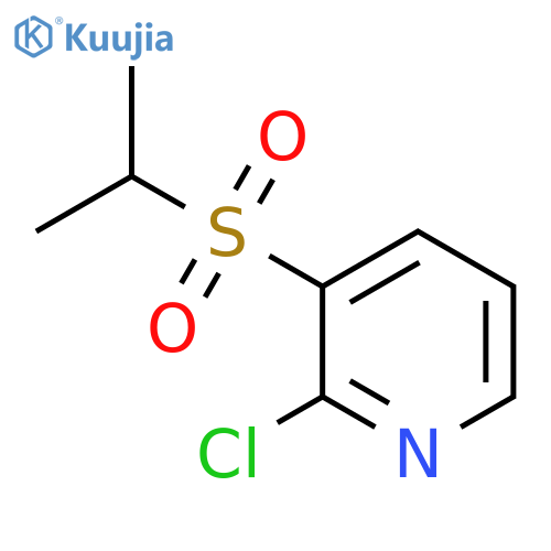 Pyridine, 2-chloro-3-[(1-methylethyl)sulfonyl]- structure