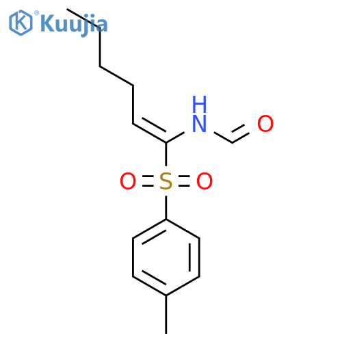 Formamide, N-[(1E)-1-[(4-methylphenyl)sulfonyl]-1-hexen-1-yl]- structure