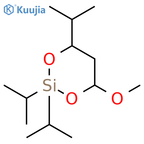 1,3-Dioxa-2-silacyclohexane, 4-methoxy-2,2,6-tris(1-methylethyl)-, cis- structure