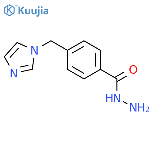 4-(1H-imidazol-1-ylmethyl)-Benzoic acid hydrazide structure