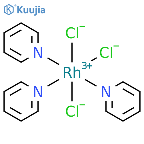 Rhodium, trichlorotris(pyridine)-, (OC-6-22)- structure