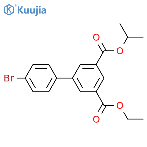 [1,1'-Biphenyl]-3,5-dicarboxylic acid, 4'-bromo-, 3-ethyl 5-(1-methylethyl) ester structure