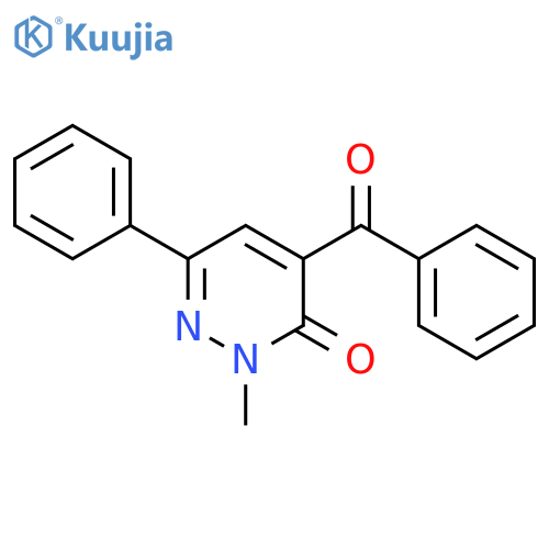 3(2H)-Pyridazinone, 4-benzoyl-2-methyl-6-phenyl- structure