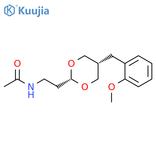 Acetamide, N-[2-[5-[(2-methoxyphenyl)methyl]-1,3-dioxan-2-yl]ethyl]-,cis- structure