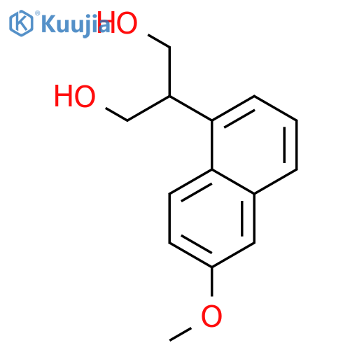 2-(6-Methoxynaphthalen-1-Yl)propane-1,3-diol structure