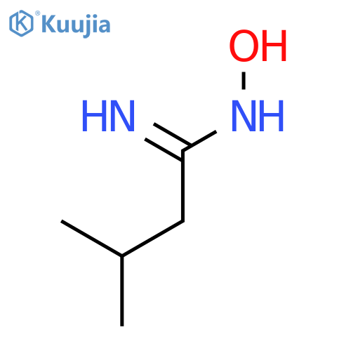 N'-hydroxy-3-methylbutanimidamide structure