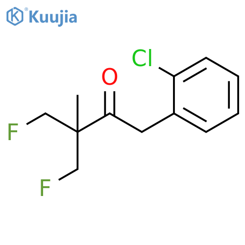 2-Butanone, 1-(2-chlorophenyl)-4-fluoro-3-(fluoromethyl)-3-methyl- structure