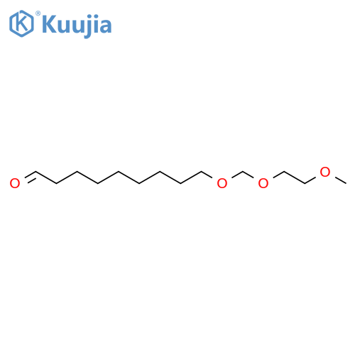 Nonanal, 9-[(2-methoxyethoxy)methoxy]- structure