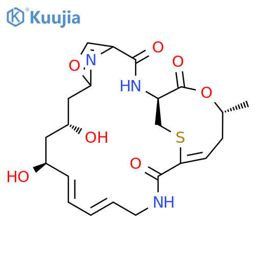 6,23-Dioxa-26-thia-2,17,27-triazatricyclo[17.5.2.14,7]heptacosa-4,7(27),12,14,19-pentaene-3,18,24-trione,9,11-dihydroxy-22-methyl-, (1S,9R,11S,12E,14E,19Z,22R)- structure