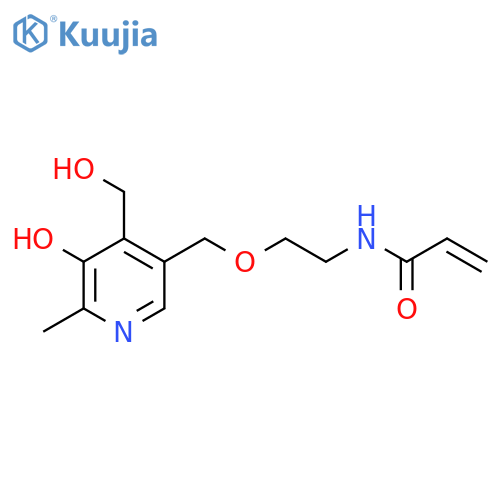 2-Propenamide,N-[2-[[5-hydroxy-4-(hydroxymethyl)-6-methyl-3-pyridinyl]methoxy]ethyl]- structure