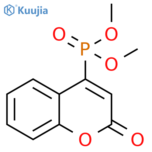 Phosphonic acid, (2-oxo-2H-1-benzopyran-4-yl)-, dimethyl ester structure