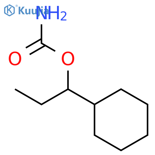 1-cyclohexylpropyl carbamate structure