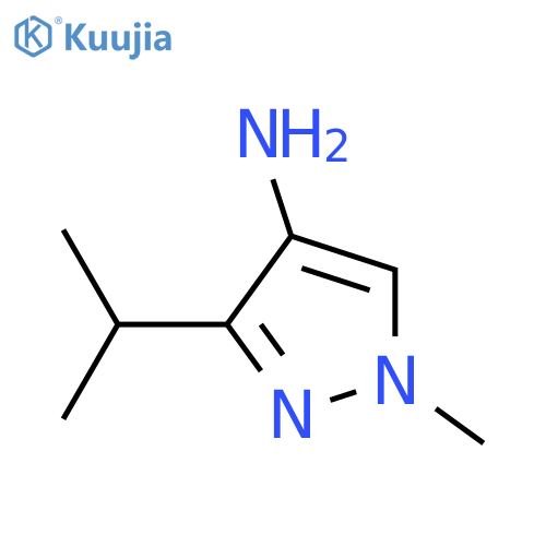 1-methyl-3-(propan-2-yl)-1H-pyrazol-4-amine structure