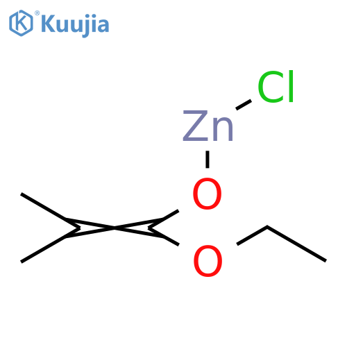 Zinc, chloro(1-ethoxy-2-methyl-1-propen-1-olato-κO)- structure